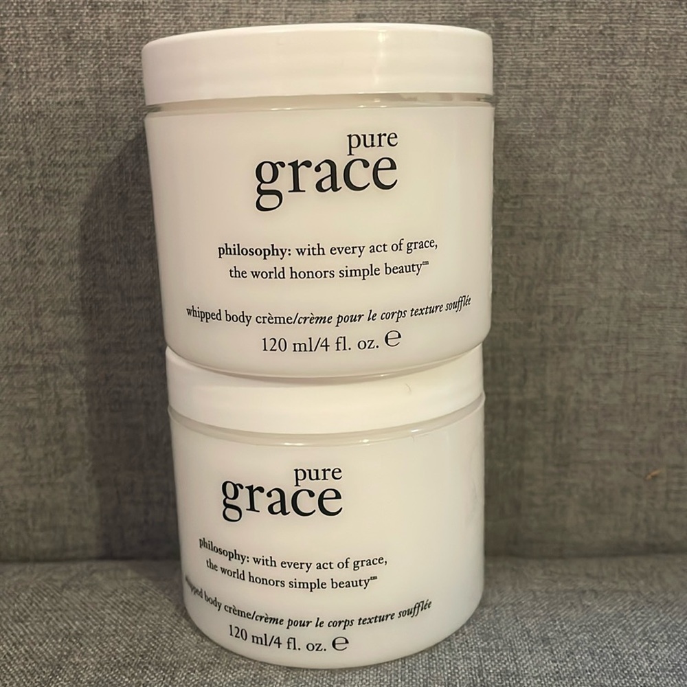 Philosophy Pure Grace whipped Body Creme 2 pc set NEW